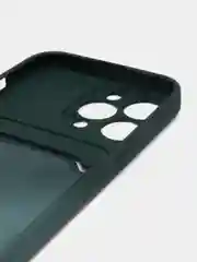 Зеленый чехол-карточница для Samsung A12, iPhone 11, 12 Pro, 13 Pro, 13 Pro Max