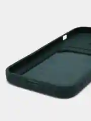 Зеленый чехол-карточница для Samsung A12, iPhone 11, 12 Pro, 13 Pro, 13 Pro Max