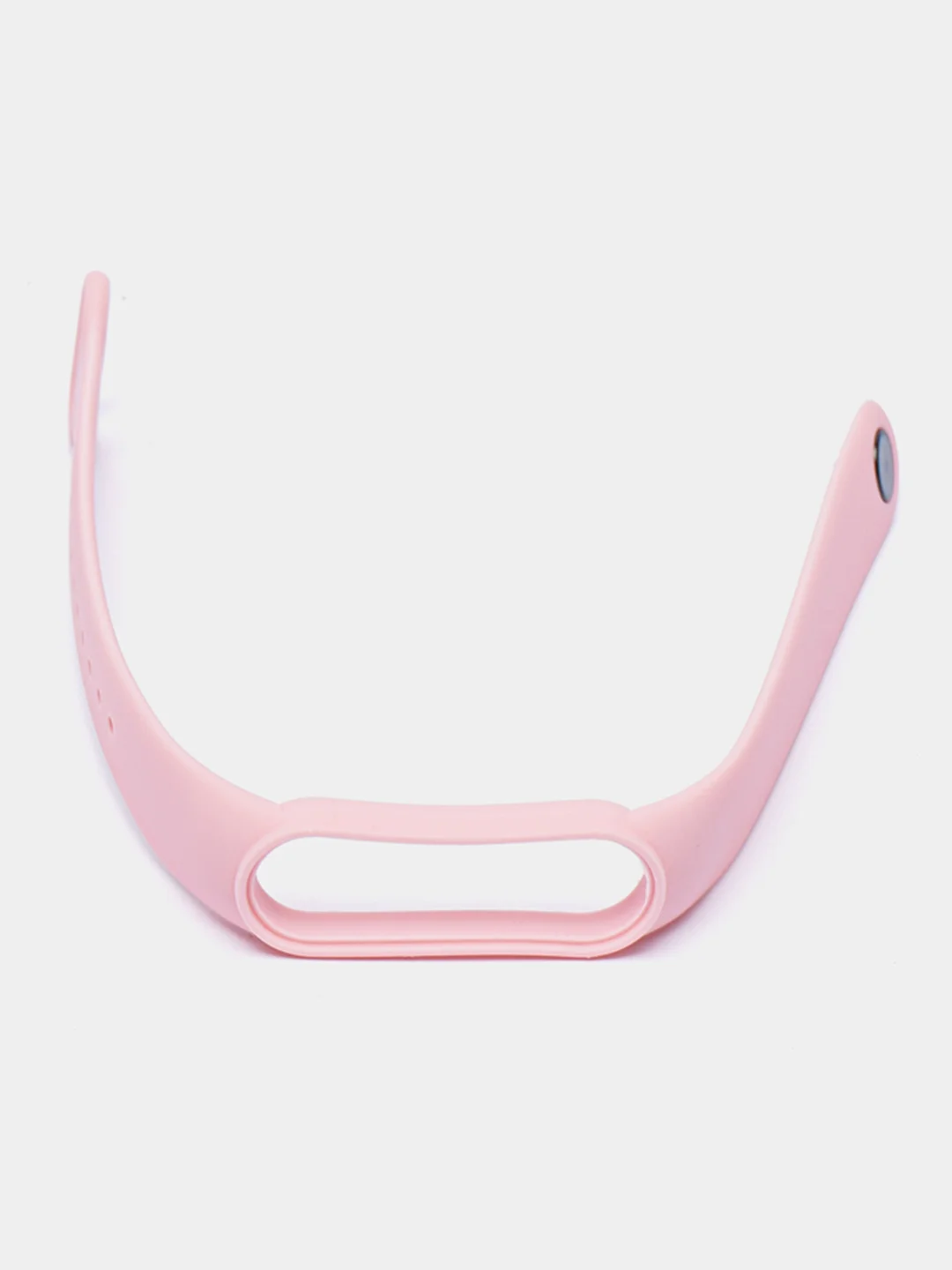 Пудровый силиконовый ремешок для фитнес браслета Xiaomi Mi Band 5 / Mi Band 6