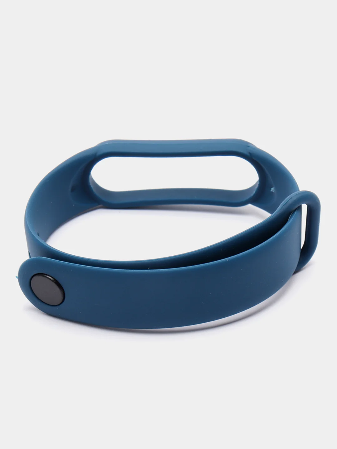 Синий меланж силиконовый ремешок для фитнес браслета Xiaomi Mi Band 5 / Mi Band 6