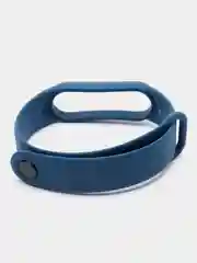 Синий меланж силиконовый ремешок для фитнес браслета Xiaomi Mi Band 5 / Mi Band 6