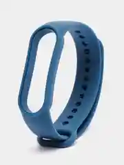 Синий меланж силиконовый ремешок для фитнес браслета Xiaomi Mi Band 5 / Mi Band 6