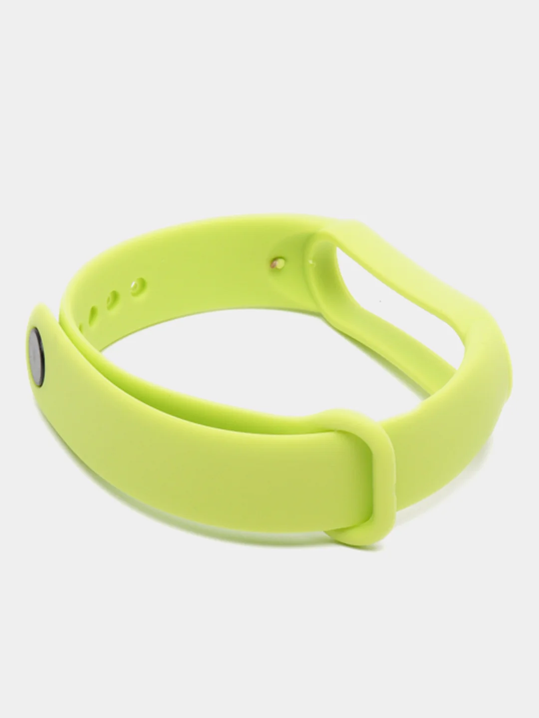 Салатовый силиконовый ремешок для фитнес браслета Xiaomi Mi Band 5 / Mi Band 6