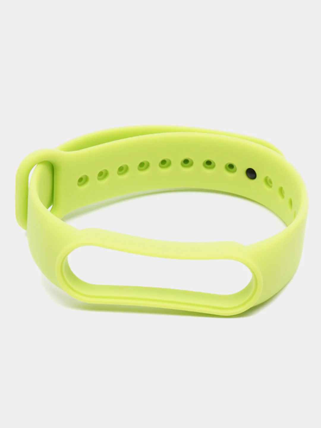 Салатовый силиконовый ремешок для фитнес браслета Xiaomi Mi Band 5 / Mi Band 6