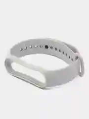 Серый силиконовый ремешок для фитнес браслета Xiaomi Mi Band 5 / Mi Band 6