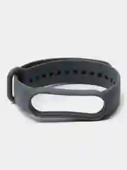 Тёмно-серый силиконовый ремешок для фитнес браслета Xiaomi Mi Band 5 / Mi Band 6