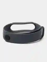 Тёмно-серый силиконовый ремешок для фитнес браслета Xiaomi Mi Band 5 / Mi Band 6