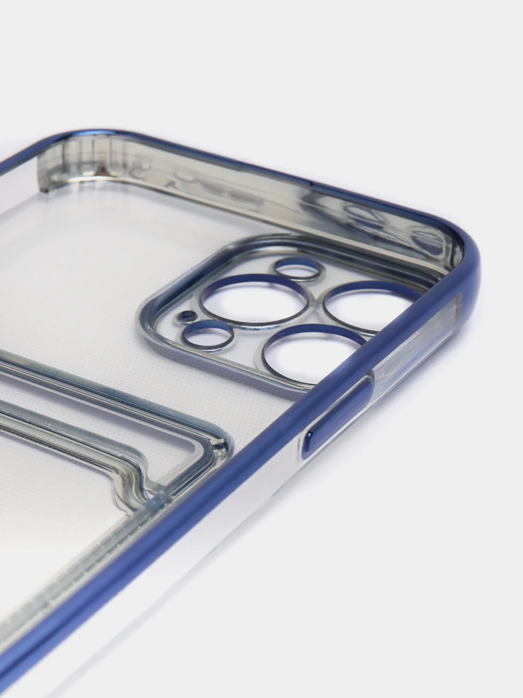 Синий чехол карточница iPhone 11, 12, 12 Pro, 12 Pro Max, 13, 13 Pro, 13 Pro Max, Redmi 9C, 9A
