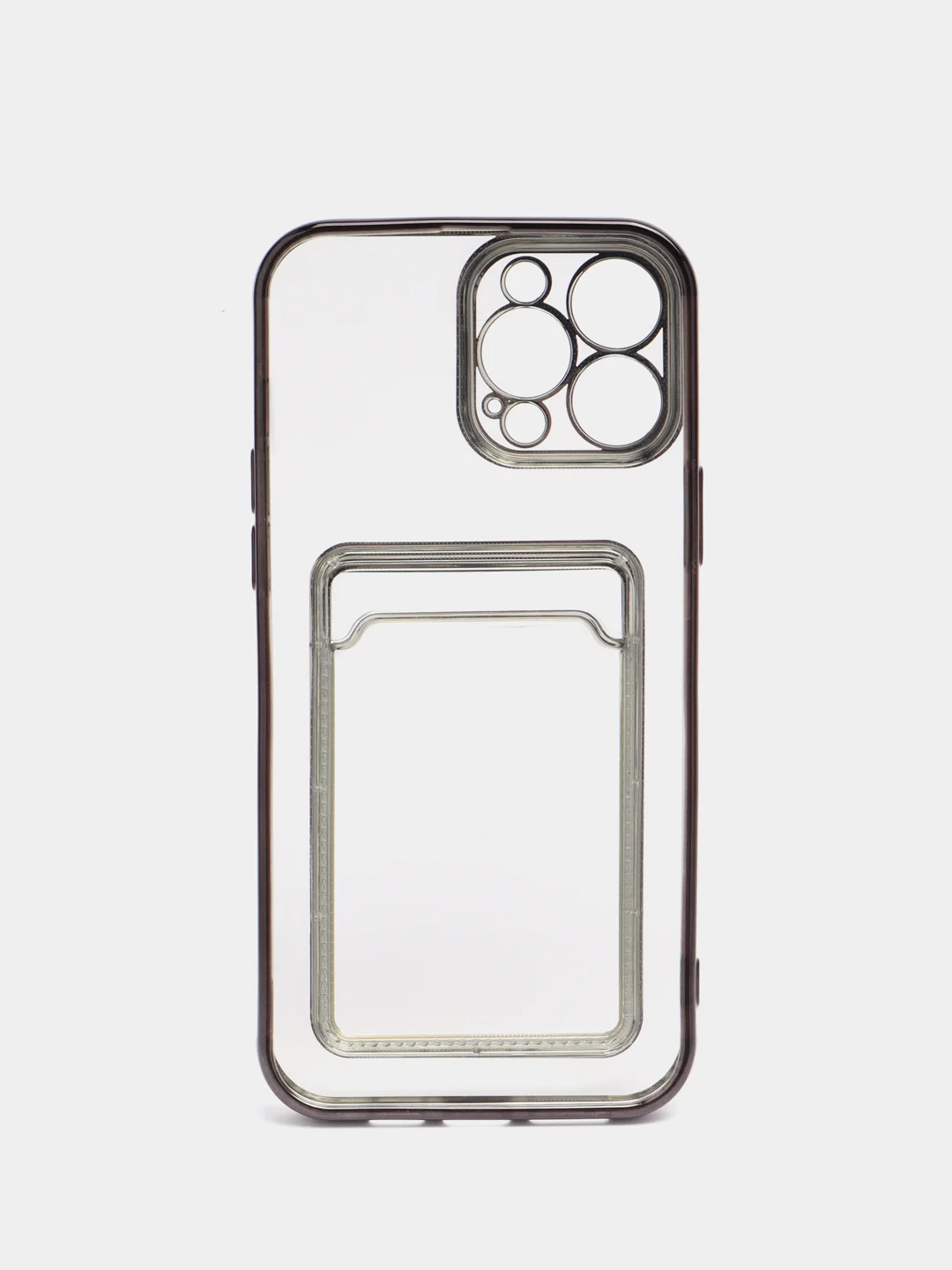 Угольный чехол карточница iPhone 11, 12, 12 Pro, 12 Pro Max, 13, 13 Pro, 13 Pro Max, Redmi 9C, 9A