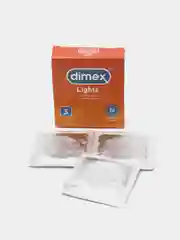 Презервативы Dimex латексные для члена, вибратора, дилдо, 3 штуки
