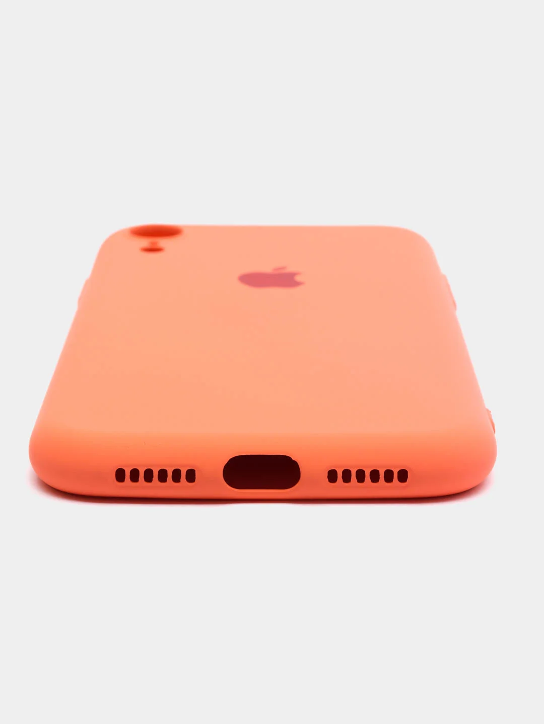Оранжевый чехол силиконовый для iPhone 7, 8, 11, 12, 13, 14, XR, SE, X, XS, Pro, Max, Plus