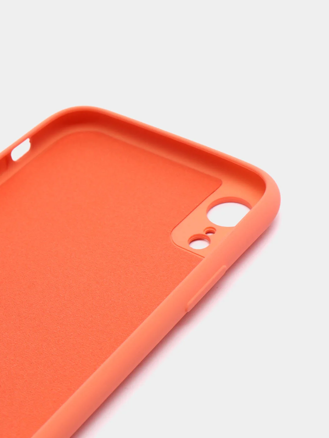 Оранжевый чехол силиконовый для iPhone 7, 8, 11, 12, 13, 14, XR, SE, X, XS, Pro, Max, Plus