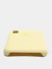 Светло-жёлтый чехол для iPhone 11/ 12/ 13/ 14/ XR/ 8/ 7/ SE/ X/ XS/ Pro/ Max/ Plus, силиконовый