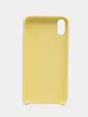Светло-жёлтый чехол для iPhone 11/ 12/ 13/ 14/ XR/ 8/ 7/ SE/ X/ XS/ Pro/ Max/ Plus, силиконовый
