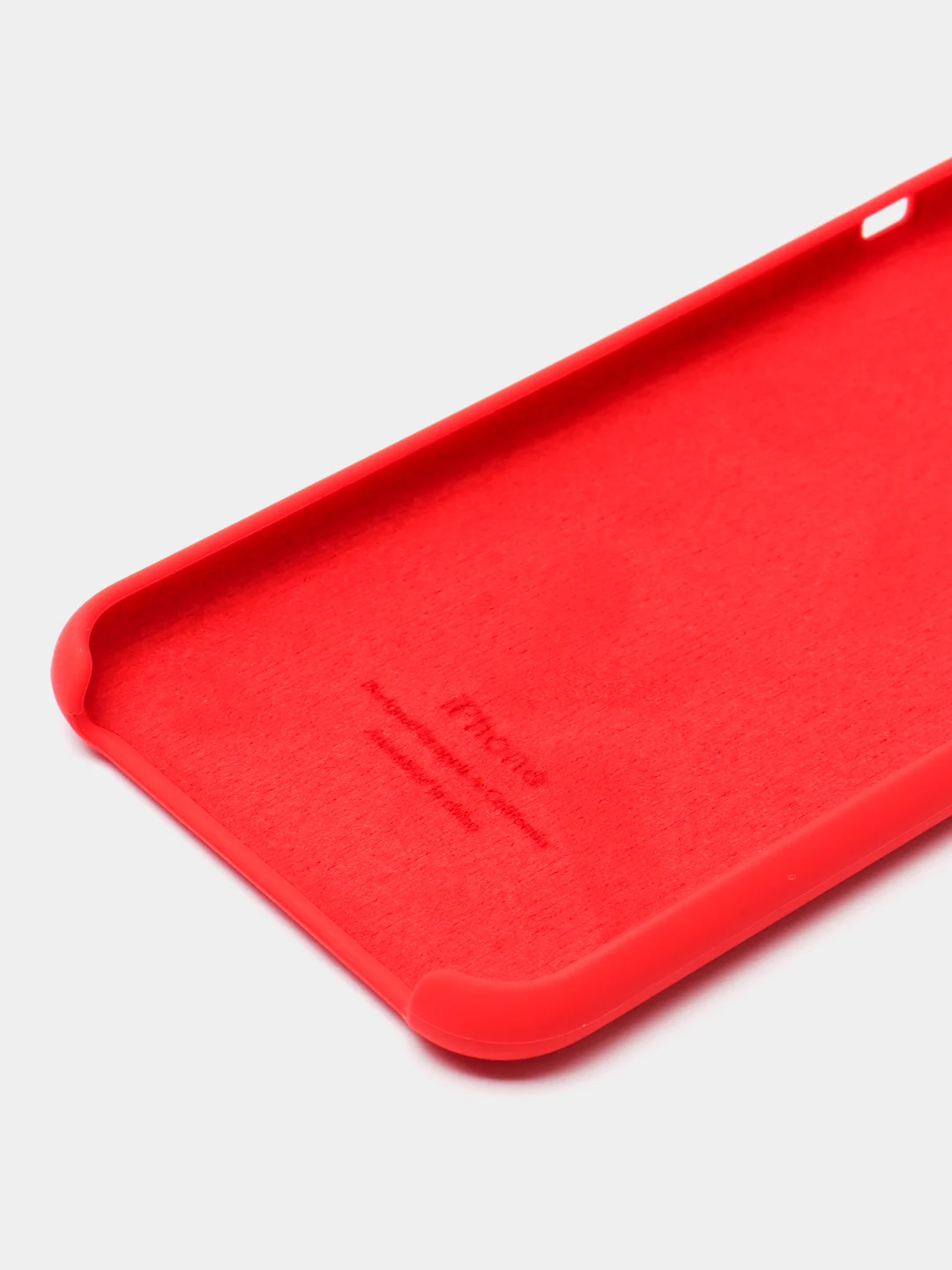 Красный чехол Silicone Case ( Чехол силиконовый ) для iPhone XS / XS MAX