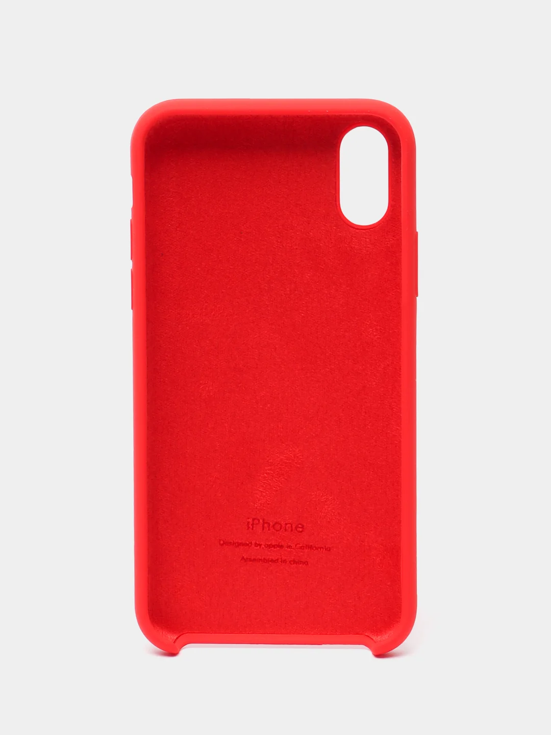 Красный чехол Silicone Case ( Чехол силиконовый ) для iPhone XS / XS MAX