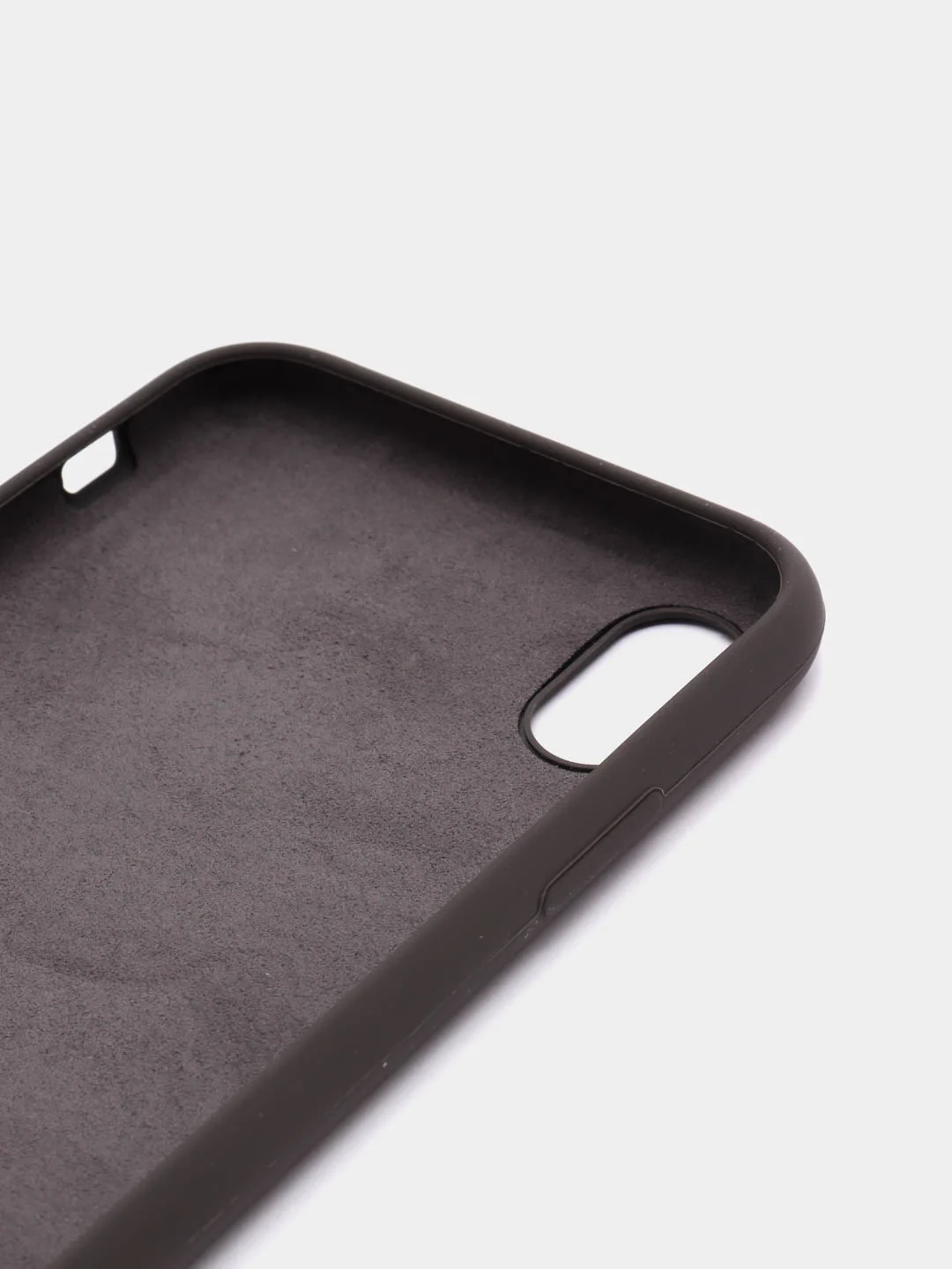 Тёмно-коричневый чехол для iPhone 11/ 12/ 13/ 14/ XR/ 8/ 7/ SE/ X/ XS/ Pro/ Max/ Plus, силиконовый
