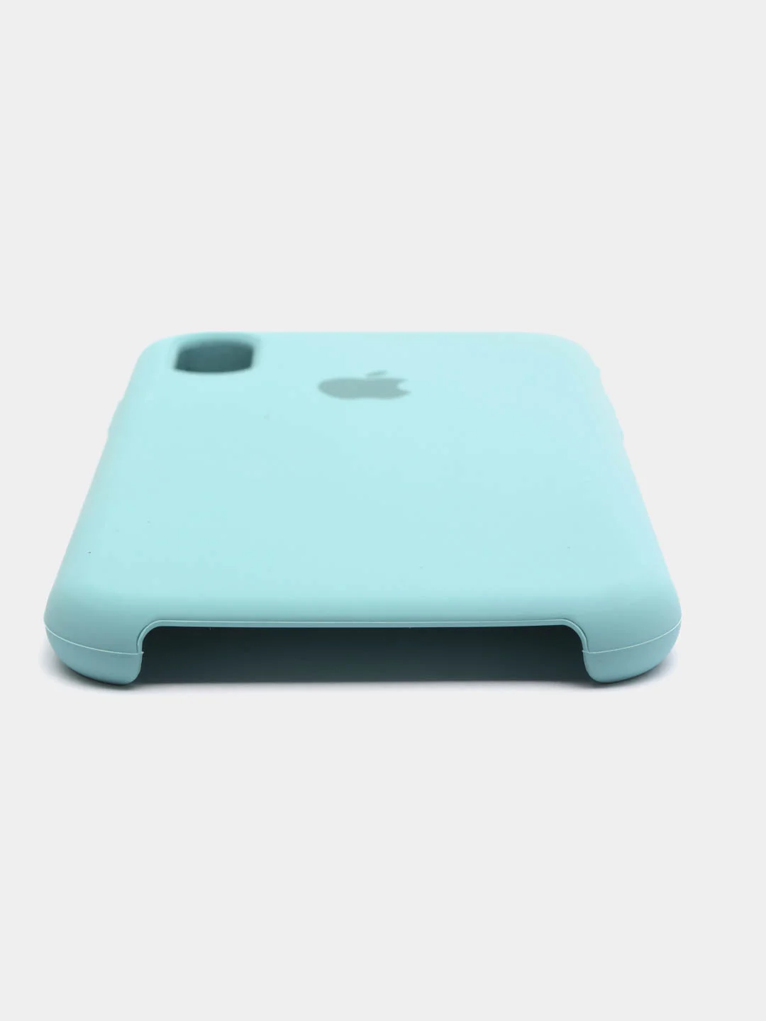Светло-синий чехол для iPhone 11/ 12/ 13/ 14/ XR/ 8/ 7/ SE/ X/ XS/ Pro/ Max/ Plus, силиконовый