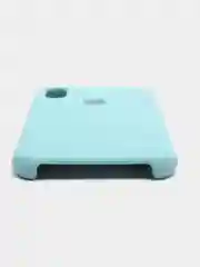 Светло-синий чехол для iPhone 11/ 12/ 13/ 14/ XR/ 8/ 7/ SE/ X/ XS/ Pro/ Max/ Plus, силиконовый