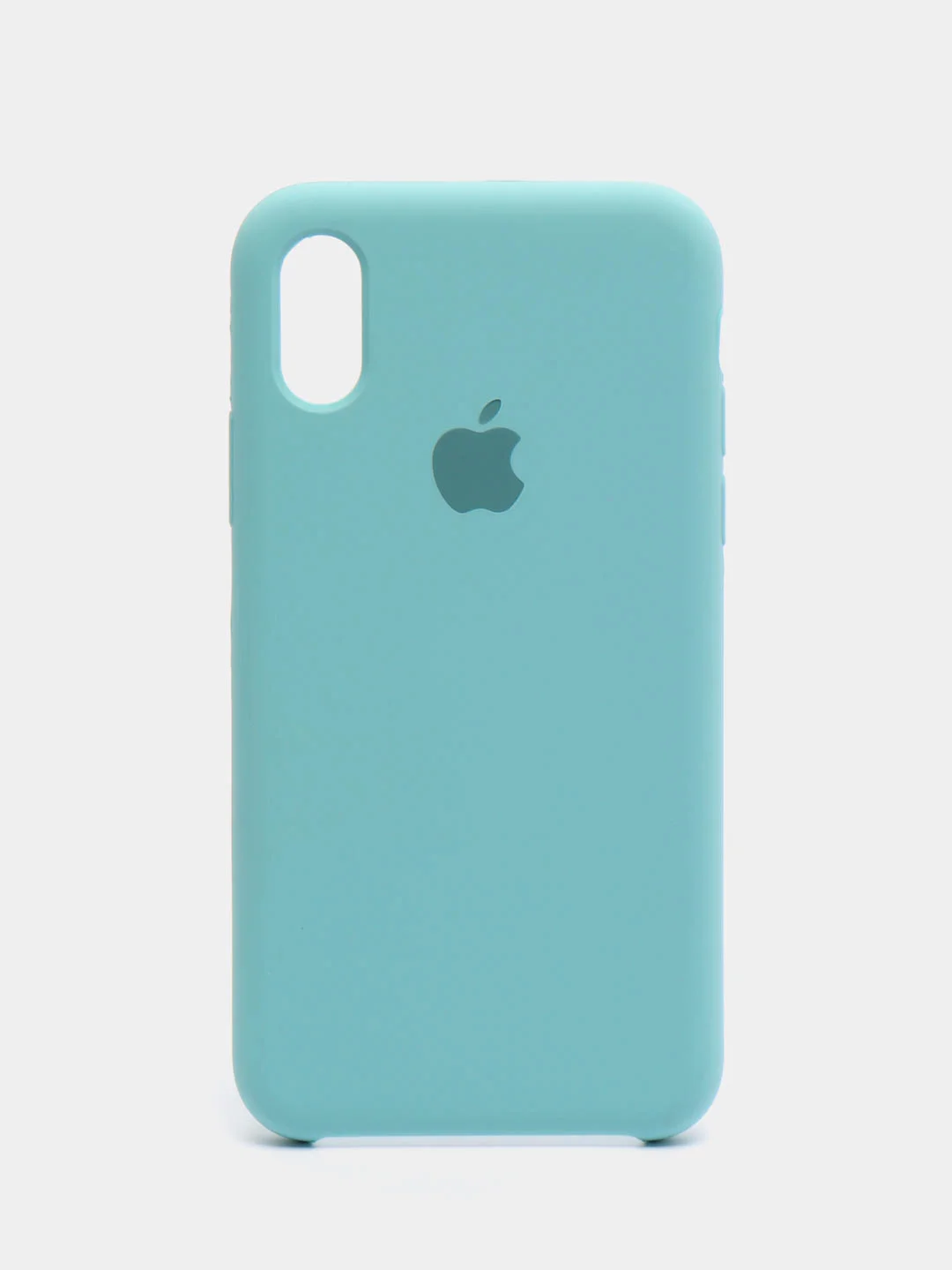 Светло-синий чехол для iPhone 11/ 12/ 13/ 14/ XR/ 8/ 7/ SE/ X/ XS/ Pro/ Max/ Plus, силиконовый