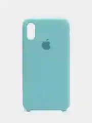 Светло-синий чехол для iPhone 11/ 12/ 13/ 14/ XR/ 8/ 7/ SE/ X/ XS/ Pro/ Max/ Plus, силиконовый