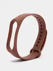 Коричневый силиконовые ремешки для Xiaomi Mi Band 3, Band 4 и Band 5