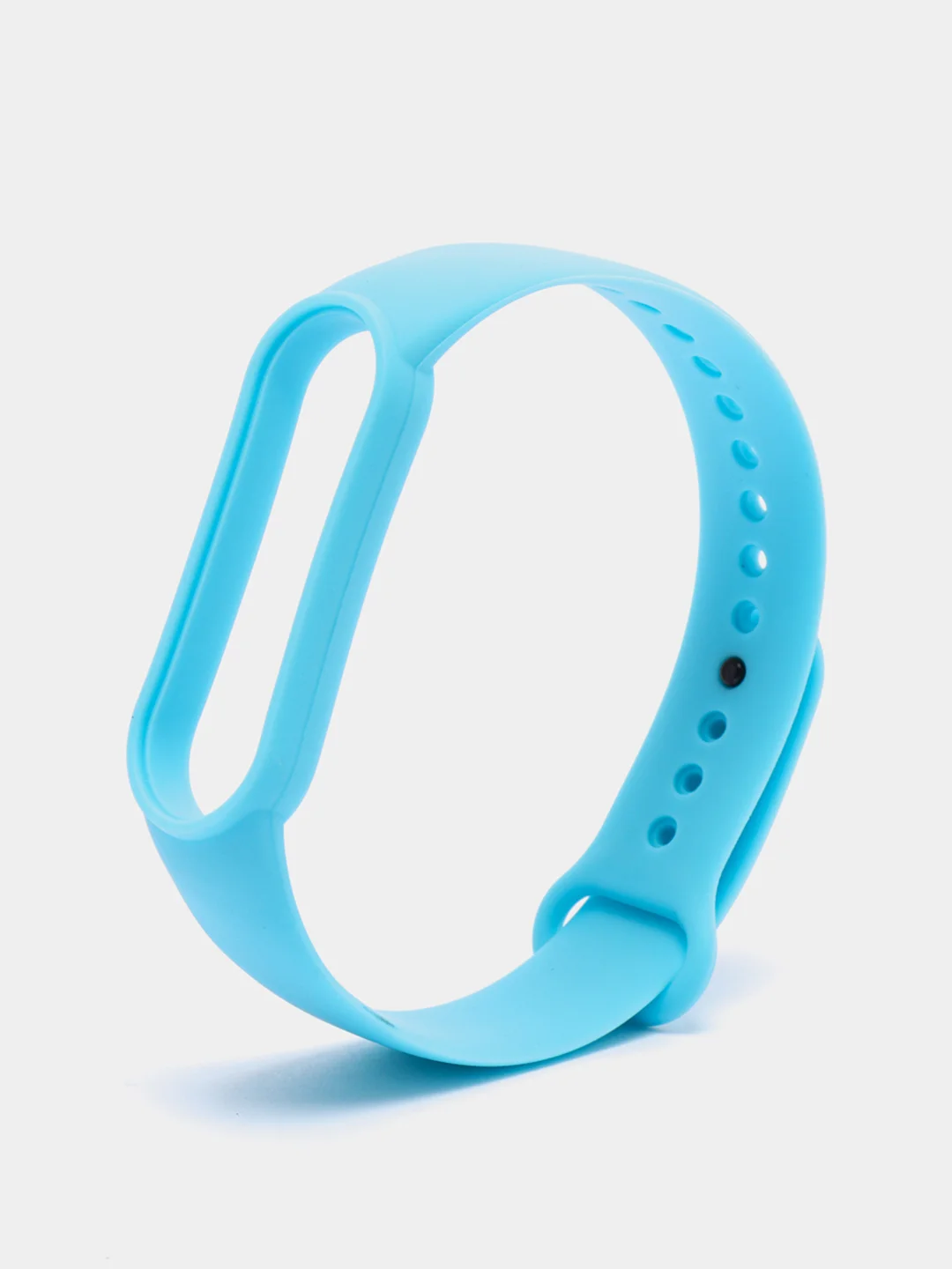 Голубой силиконовые ремешки для Xiaomi Mi Band 3, Band 4 и Band 5