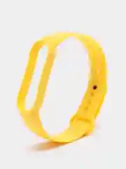 Желтый силиконовые ремешки для Xiaomi Mi Band 3, Band 4 и Band 5
