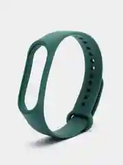 Зеленый силиконовые ремешки для Xiaomi Mi Band 3, Band 4 и Band 5