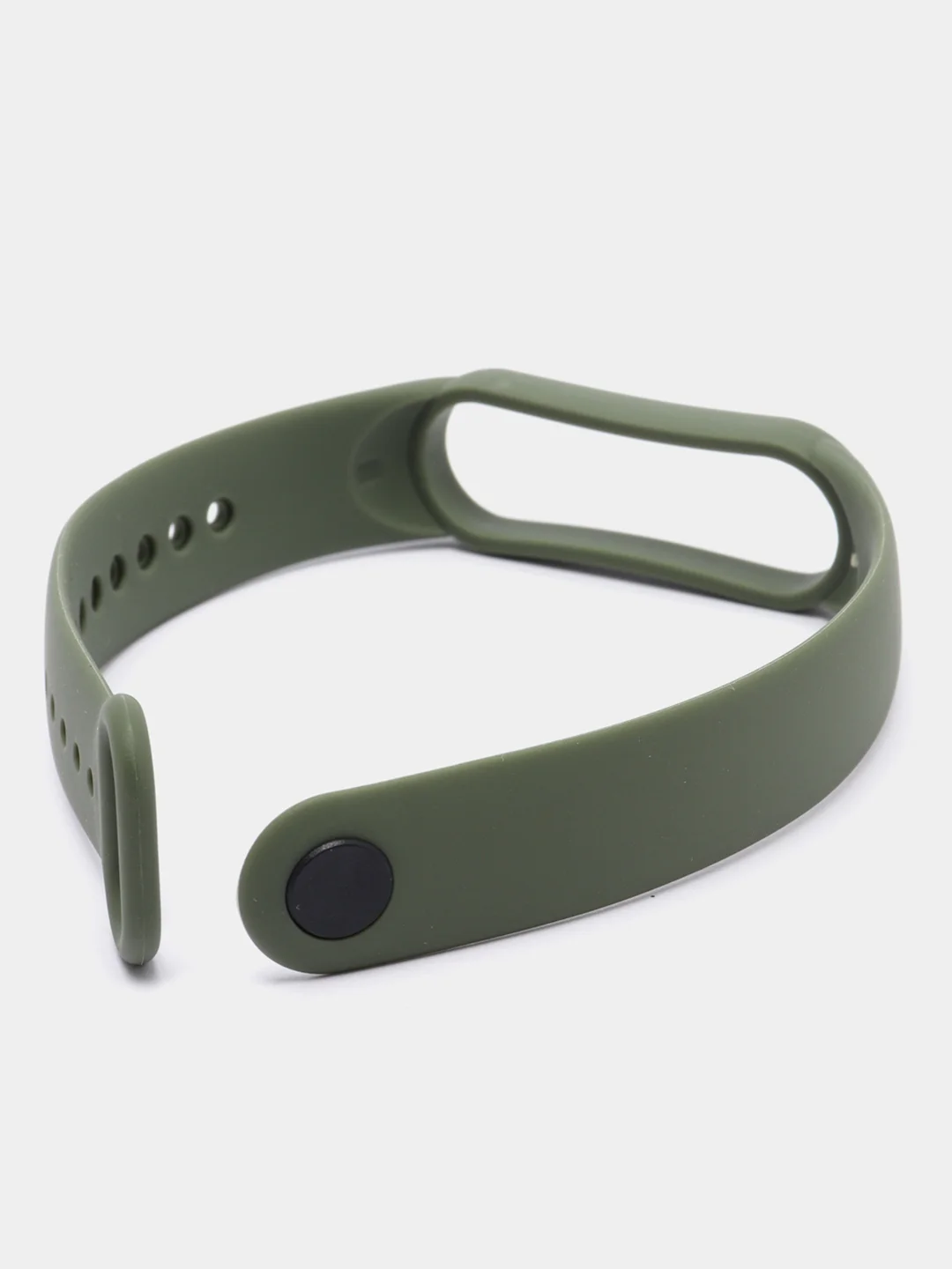 Зелёный хаки силиконовые ремешки для Xiaomi Mi Band 3, Band 4 и Band 5