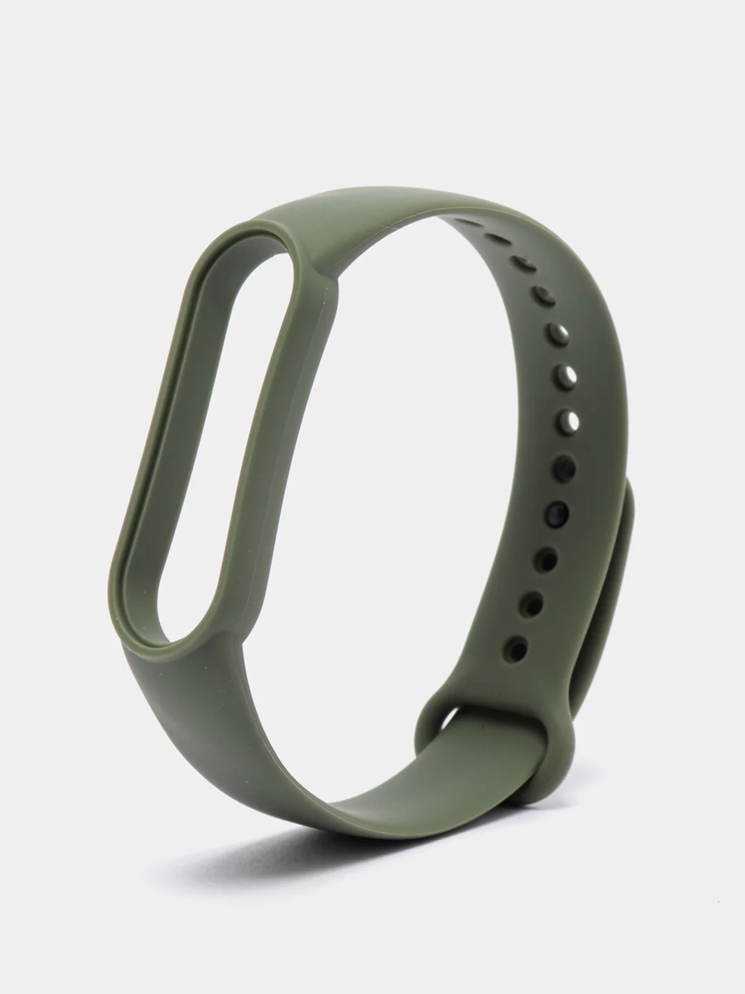 Зелёный хаки силиконовые ремешки для Xiaomi Mi Band 3, Band 4 и Band 5