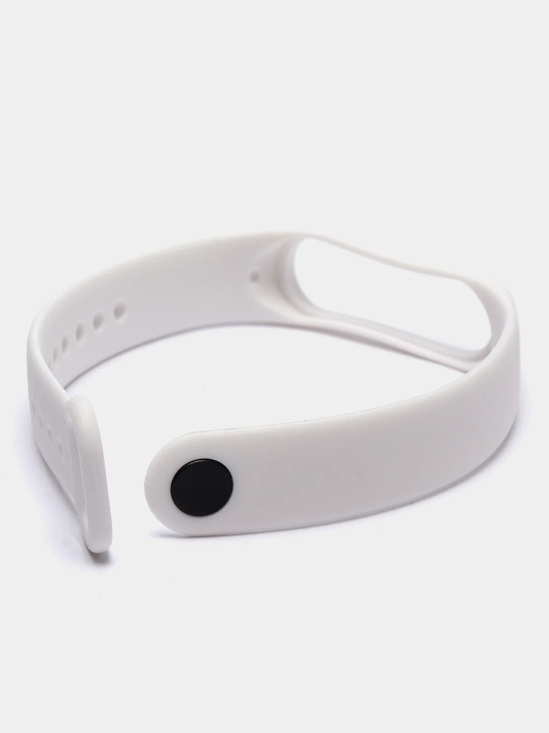 Белый силиконовые ремешки для Xiaomi Mi Band 3, Band 4 и Band 5