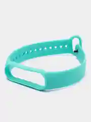 Бирюзовый силиконовые ремешки для Xiaomi Mi Band 3, Band 4 и Band 5