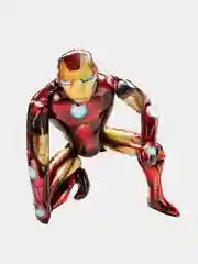 Желтый 3d фигура с героем (Человек паук, Железный человек, Бэтмен)