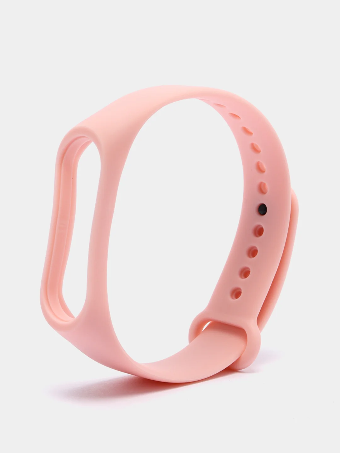 Пудровый силиконовые ремешки для Xiaomi Mi Band 3, Band 4 и Band 5