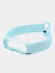 Небесно-голубой силиконовые ремешки для Xiaomi Mi Band 3, Band 4 и Band 5