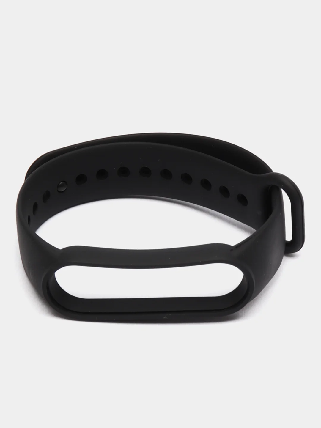 Черный силиконовые ремешки для Xiaomi Mi Band 3, Band 4 и Band 5