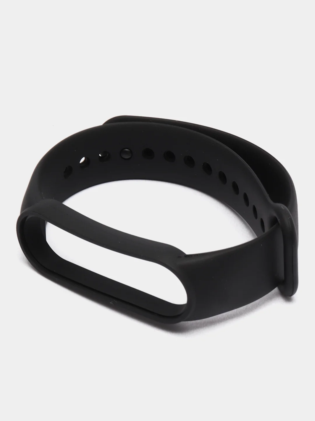 Черный силиконовые ремешки для Xiaomi Mi Band 3, Band 4 и Band 5