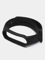 Черный силиконовые ремешки для Xiaomi Mi Band 3, Band 4 и Band 5