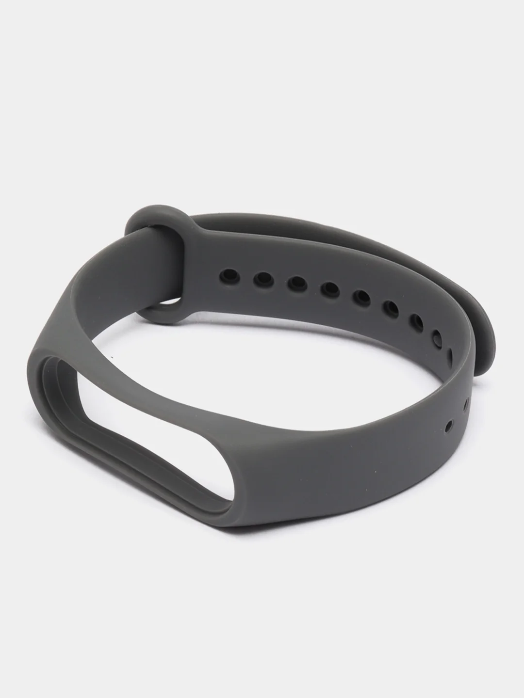 Тёмно-серый силиконовые ремешки для Xiaomi Mi Band 3, Band 4 и Band 5