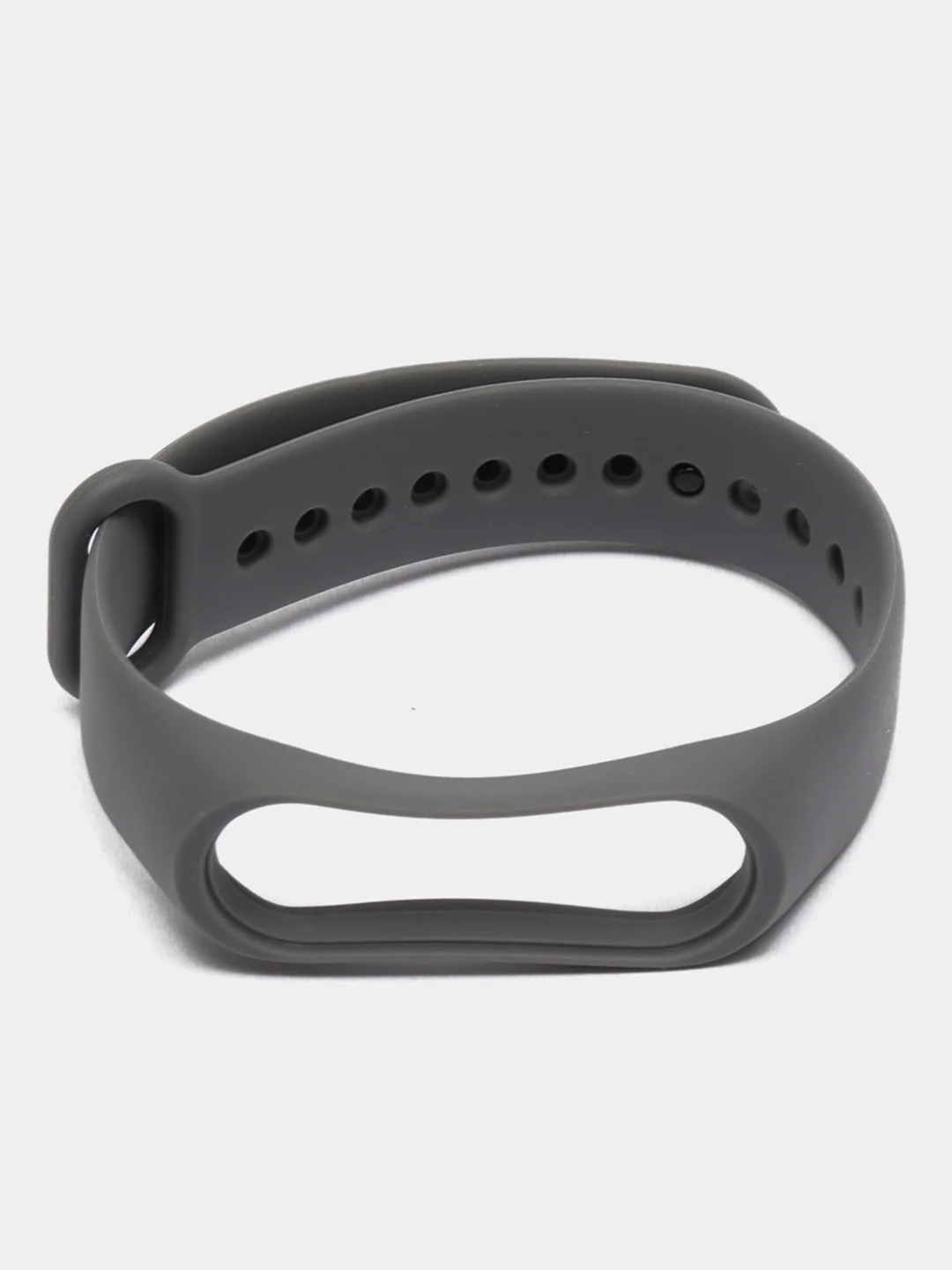 Тёмно-серый силиконовые ремешки для Xiaomi Mi Band 3, Band 4 и Band 5