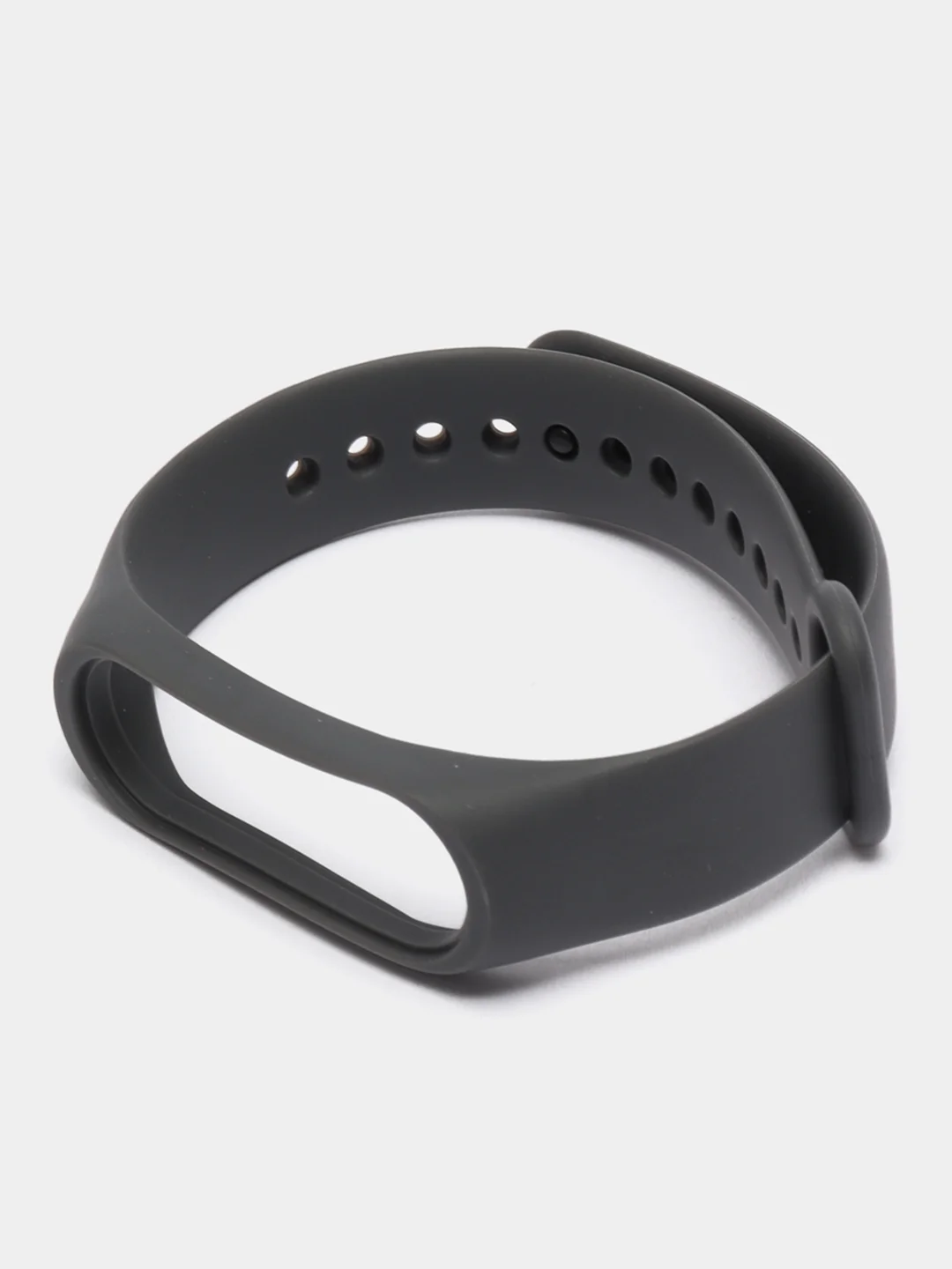 Серый металлик силиконовые ремешки для Xiaomi Mi Band 3, Band 4 и Band 5