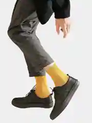 Горчичный мужские носки, теплые