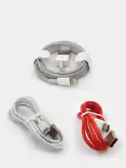 Кабель для быстрой зарядки телефона Micro-USB, Type-C, Lightning, 1 метр
