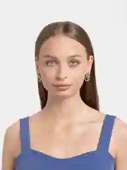 Золотой серьги-кольца женские