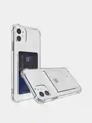Чехол с карманом для карт на iPhone XR,11,11Pro,12,12Pro,12ProMax,13,13Mini,13Pro,13ProMaх