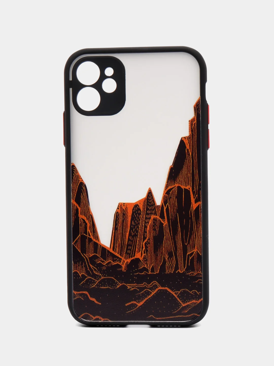 Оранжевый чехол для iPhone 11 12 13 7 8 XR 14 Plus Pro Max mini айфон про макс пластиковый