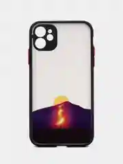 Темно-синий чехол для iPhone 11 12 13 7 8  XR 14 Plus Pro Max mini айфон про макс пластиковый