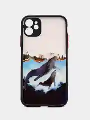 Ледяной чехол для iPhone 11 12 13 7 8  XR 14 Plus Pro Max mini айфон про макс пластиковый