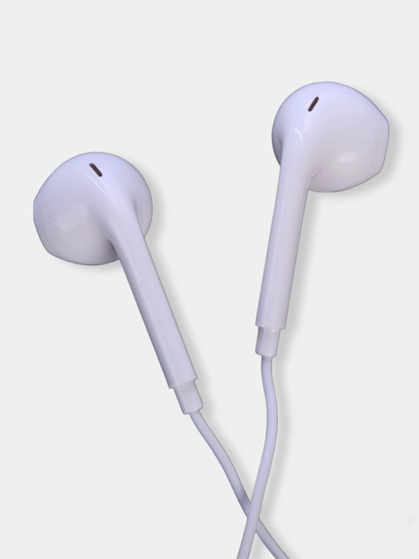 Наушники проводные EarPhones, с микрофоном, 3.5 мм, разные цвета